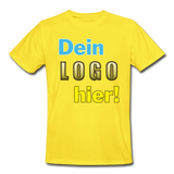 Männer Workwear T-Shirt von Russel - Beispiel-Logo - Gelb