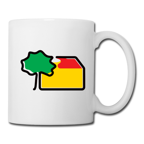 Tasse White von Gröner - AKB-Logo - Weiß