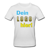 Männer Bio T-Shirt von STANLEY/STELLA - Beispiel-Logo - Weiß