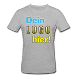 Männer Bio T-Shirt von STANLEY/STELLA - Beispiel-Logo - Grau meliert