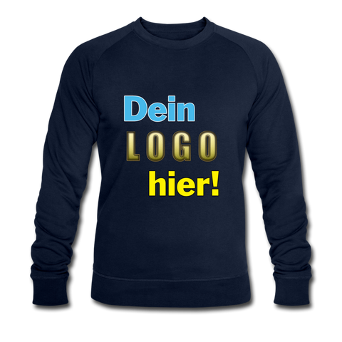 Männer Bio Sweatshirt von STANLEY/STELLA - Beispiel-Logo - Navy