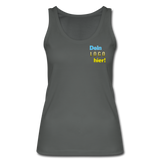 Frauen Bio Tank Top von STANLEY/STELLA - Beispiel-Logo - Anthrazit