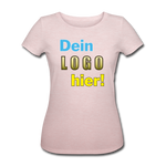 Frauen Bio T-Shirt von STANLEY/STELLA - Beispiel-Logo - Rosa-Creme meliert