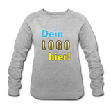 Frauen Bio Sweatshirt von STANLEY/STELLA - Beispiel-Logo - Grau meliert