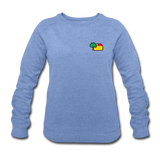 Frauen Bio Sweatshirt von STANLEY/STELLA - AKB-Logo - Blau meliert