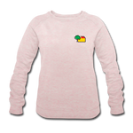 Frauen Bio Sweatshirt von STANLEY/STELLA - AKB-Logo - Rosa-Creme meliert