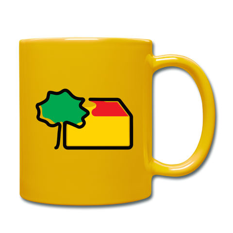 Tasse Color von Print Equipment - AKB-Logo - Sonnengelb