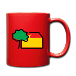 Tasse Color von Print Equipment - AKB-Logo - Rot