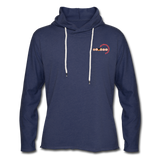 Leichtes Kapuzensweatshirt Unisex - BMSS-LOGO - Navy meliert