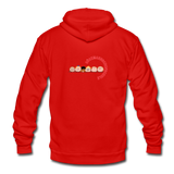 Unisex Kapuzenjacke von Bella + Canvas - BMSS-LOGO - klassisch Rot