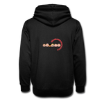 Unisex Schalkragen Hoodie - BMSS-LOGO - Schwarz