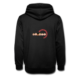 Unisex Schalkragen Hoodie - BMSS-LOGO - Schwarz