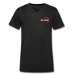 Männer Bio-T-Shirt mit V-Ausschnitt von Stanley & Stella - BMSS-LOGO - Schwarz