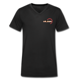 Männer Bio-T-Shirt mit V-Ausschnitt von Stanley & Stella - BMSS-LOGO - Schwarz