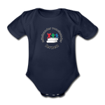 Baby Bio-Kurzarm-Body - ADHSS-LOGO - Dunkelnavy