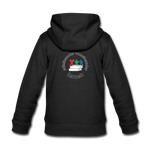 Kinder Premium Kapuzenjacke - ADHSS-LOGO - Schwarz