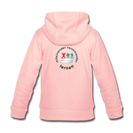 Kinder Premium Kapuzenjacke - ADHSS-LOGO - Kristallrosa