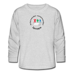 Teenager Langarmshirt von Fruit of the Loom - ADHSS-LOGO - Grau meliert