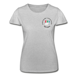 Frauen-T-Shirt von Fruit of the Loom - ADHSS-LOGO - Grau meliert