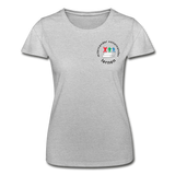 Frauen-T-Shirt von Fruit of the Loom - ADHSS-LOGO - Grau meliert