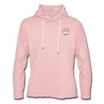 Leichtes Kapuzensweatshirt Unisex - ADHSS-LOGO - Rosa-Creme meliert