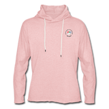 Leichtes Kapuzensweatshirt Unisex - ADHSS-LOGO - Rosa-Creme meliert