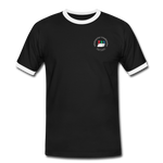 Männer Kontrast-T-Shirt - ADHSS-LOGO - Schwarz/Weiß
