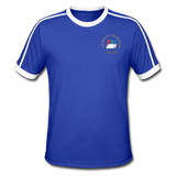 Männer Retro-T-Shirt - ADHSS-LOGO - Royal/Weiß