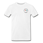 Männer Premium Bio T-Shirt - ADHSS-LOGO - Weiß