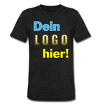 Unisex Triblend T-Shirt von Bella+Canvas - Beispiel-Logo - Schwarz meliert