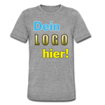 Unisex Triblend T-Shirt von Bella+Canvas - Beispiel-Logo - Grau meliert