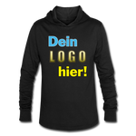 Unisex Tri-Blend Hoodie Shirt von Bella+Canvas - Beispiel-Logo - Schwarz