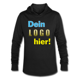 Unisex Tri-Blend Hoodie Shirt von Bella+Canvas - Beispiel-Logo - Schwarz