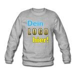 Unisex Sweatshirt von AWDis Just Hoods  - Beispiel-Logo - Weißgrau meliert