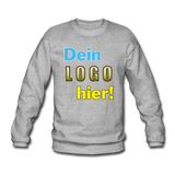 Unisex Sweatshirt von AWDis Just Hoods  - Beispiel-Logo - Weißgrau meliert