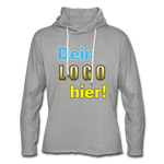 Unisex Light Sweatshirt Hoodie - Beispiel-Logo - Grau meliert