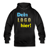 Unisex Hoodie von AWDis Just Hoods - Beispiel-Logo - Schwarz