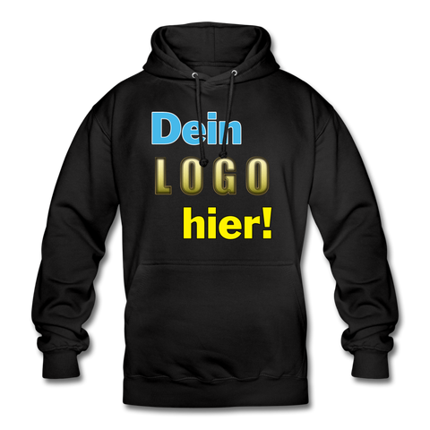 Unisex Hoodie von AWDis Just Hoods - Beispiel-Logo - Schwarz