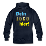 Unisex Hoodie von AWDis Just Hoods - Beispiel-Logo - Navy