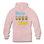 Unisex Hoodie von AWDis Just Hoods - Beispiel-Logo - Surferpink