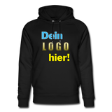 Unisex Bio Hoodie von STANLEY/STELLA - Beispiel-Logo - Schwarz