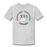 Kinder Heavy Cotton T-Shirt von GILDAN - ADHSS-LOGO - Grau meliert