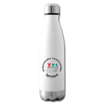 Isolierflasche von Printequipment - ADHSS-LOGO - Weiß