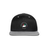 Kontrast Snapback Cap von Beechfield - ADHSS-LOGO - Schwarz/Grau