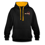 Kontrast-Hoodie von AWDis Just Hoods - BMSS-LOGO - Schwarz/Gold