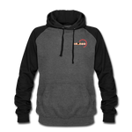 Unisex Baseball Hoodie von AWDis Just Hoods - BMSS-LOGO - Graphit/Schwarz