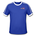 Männer Retro-T-Shirt - BMSS-LOGO - Royal/Weiß