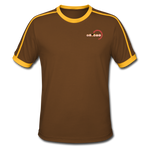 Männer Retro-T-Shirt - BMSS-LOGO - Chocolate/Sun