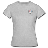 Frauen T-Shirt von GILDAN - ADHSS-LOGO - Grau meliert