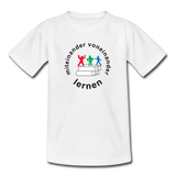 Kinder T-Shirt von B&C - ADHSS-LOGO - Weiß